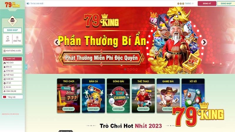 Giao diện 79king đặc sắc