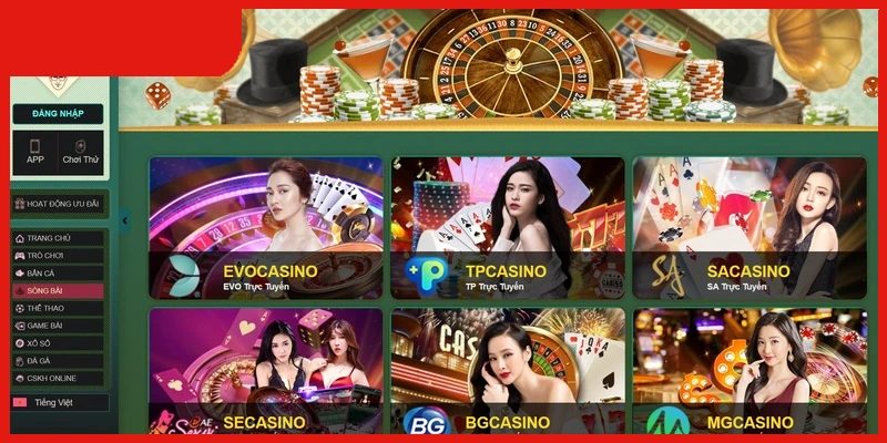 Đến với casino của 79King các bạn sẽ có rất nhiều lựa chọn cho mình